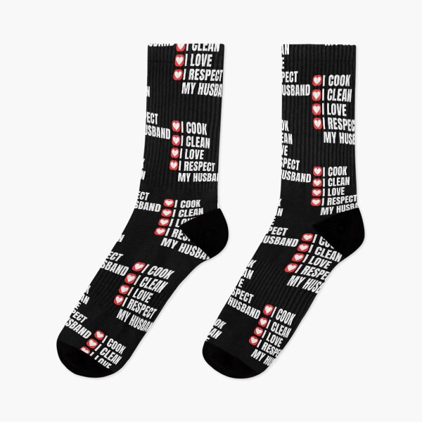 Item preview, I Cook I Clean I Love I Respect My Husband, Amazing Spouse, Relationship, Love Your Spouse, Marriage designed and sold by Cryptohaven.