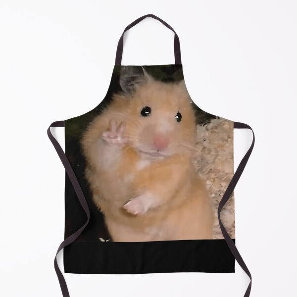 Item preview, Hamster Peace Sign Meme designed and sold by Rahsaanipes.