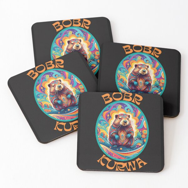Item preview, Psychedelic Bbr Kurwa The Polish Beaver designed and sold by Rahsaanipes.