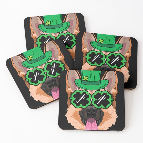 Item preview, Irish Leprechaun German Shepherd Shamrock St Patricks Day designed and sold by CoreWilliam.