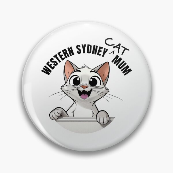 Item preview, Copy of Western Sydney Cat Mums White cat designed and sold by The Western Weekender.