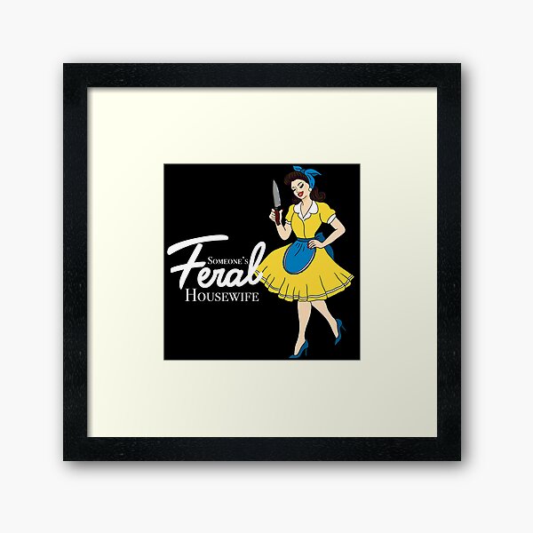 Item preview, Someone’s feral housewife | 1950s | domestic housewife  designed and sold by DarbyHunterArt.