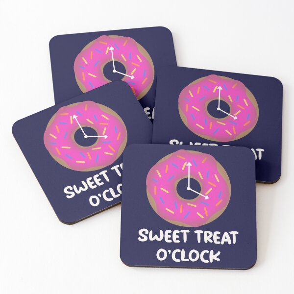 Item preview, Sweet Treat O’Clock (White Text) designed and sold by MakerBeeDesigns.