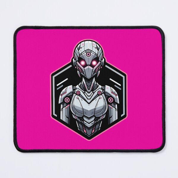 Item preview, Sci-Fi Female Cyborg Futuristic Girl Robot designed and sold by TKsTees.