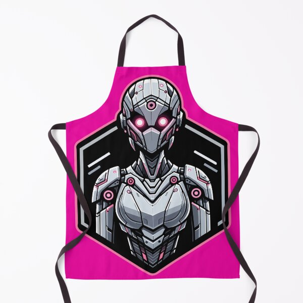 Item preview, Sci-Fi Female Cyborg Futuristic Girl Robot designed and sold by TKsTees.