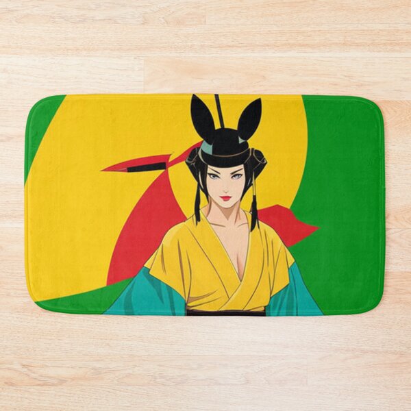 Item preview, SPORT IS FREEDOM WITH GREEN BACKGROUND mulher samurai 3 designed and sold by glauco54.
