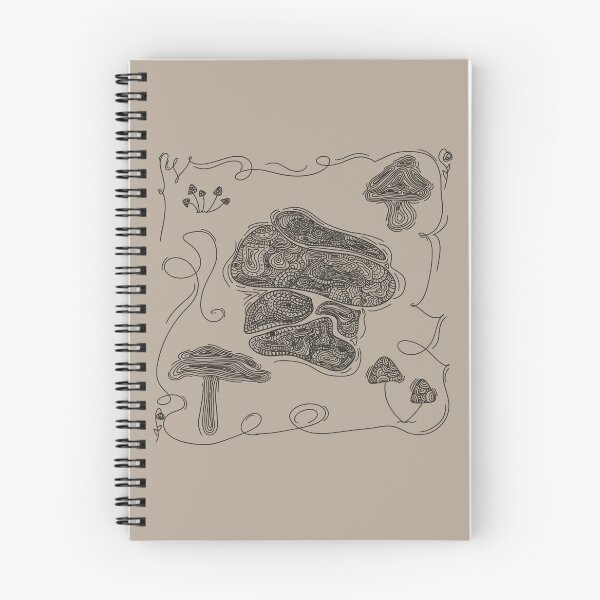 Item preview, Swirling Shrooms designed and sold by DumbLittleDinos.
