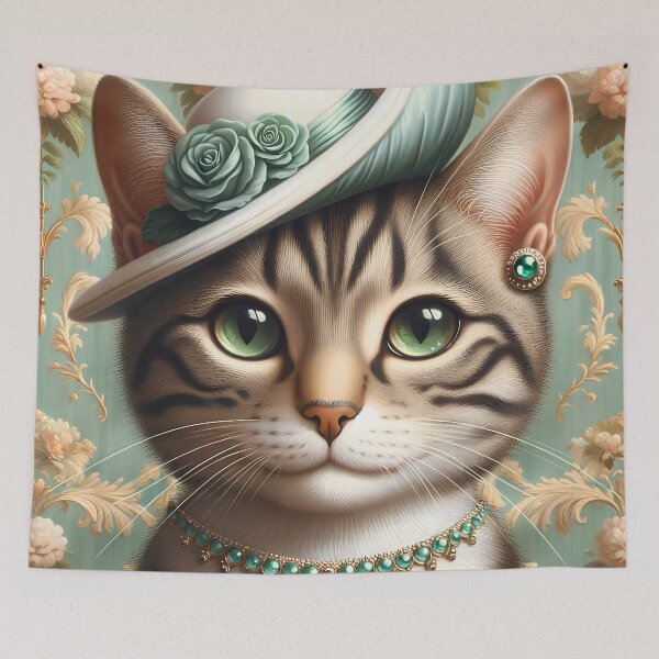 Item preview, Rococo Elegance: Feline Series I designed and sold by DeenaDee.