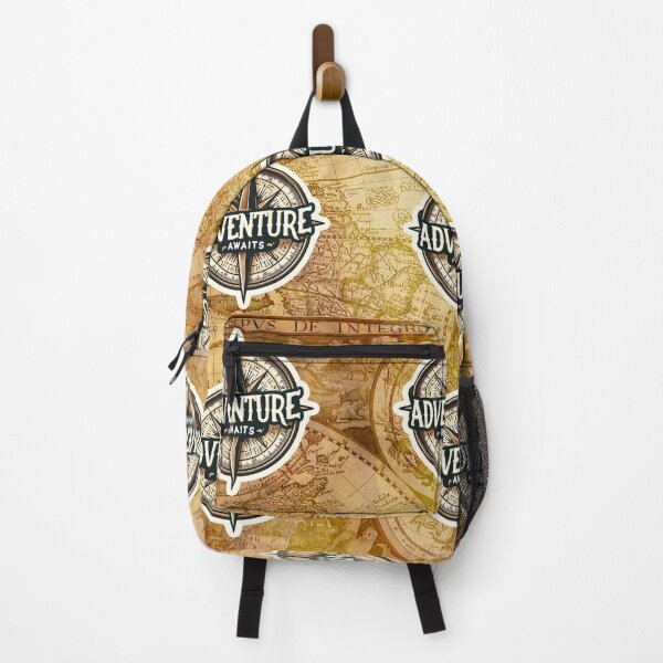 Item preview, Adventure Awaits - Vintage Map and Compass Exploration Design designed and sold by AdelkoDesigns.