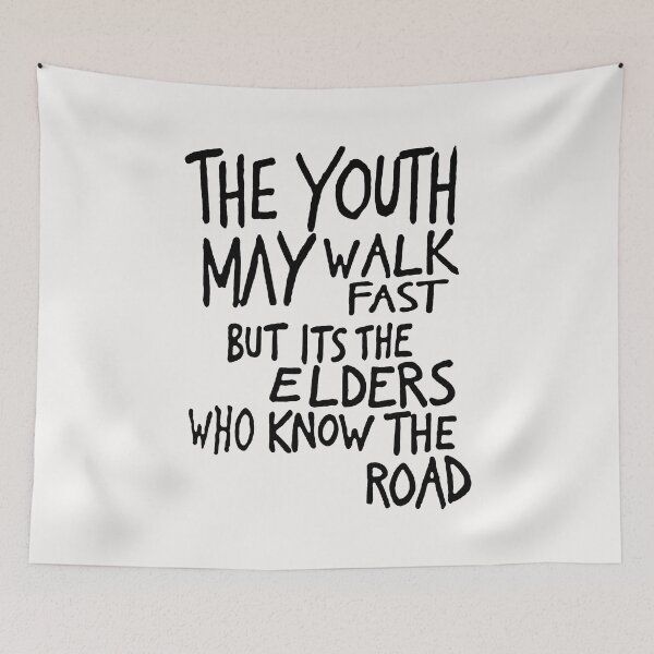 Item preview, Elders Know The Road; Urban Poetry; designed and sold by StickerApe.