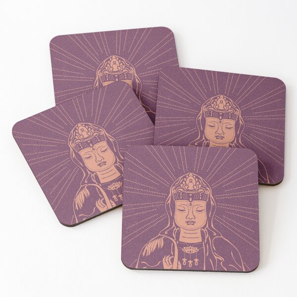 Item preview, Kuan Yin Sattva Minimal Edition - Beet + Coral designed and sold by Irene Estelle.