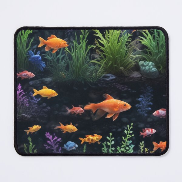 Item preview, Aqua fishes and coral reef ecosystem print design designed and sold by Anshu3813.