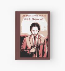 John Wick inspirierte Porträtkunst Notizbuch