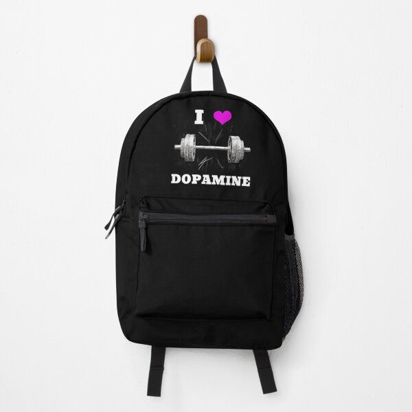 Item preview, I LOVE DOPAMINE White Lettering Pink Heart Barbell Design designed and sold by Primal Pump Co LTD.