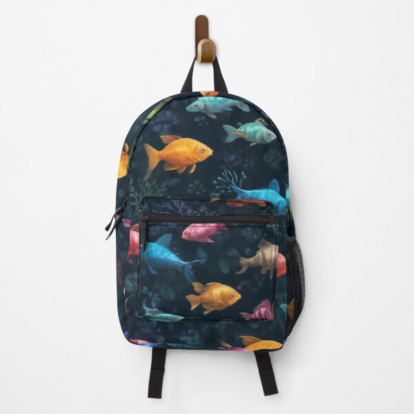 Item preview, Aquarium fishes and coral reef ecosystem print design designed and sold by Anshu3813.