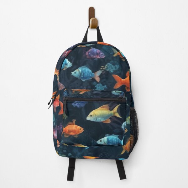 Item preview, Aquarium fishes and coral reef ecosystem print design designed and sold by Anshu3813.