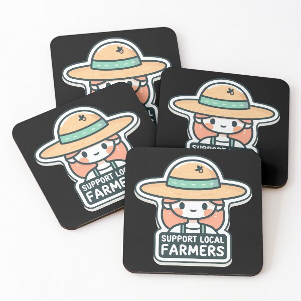 Item preview, Support Local Farmers designed and sold by BluRockDesigns.