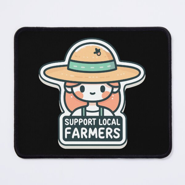 Item preview, Support Local Farmers designed and sold by BluRockDesigns.