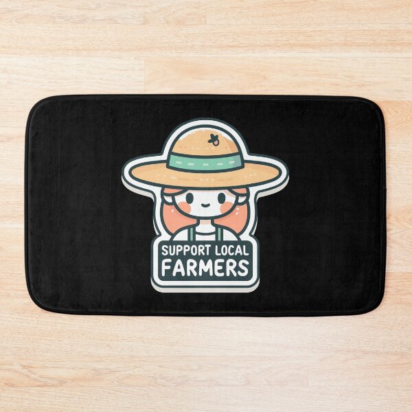 Item preview, Support Local Farmers designed and sold by BluRockDesigns.