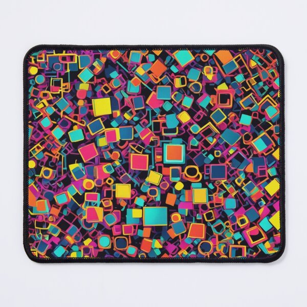Item preview, Abstract Colorful Cubism Pattern designed and sold by calibrit.