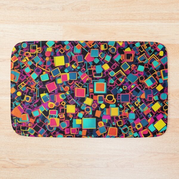 Item preview, Abstract Colorful Cubism Pattern designed and sold by calibrit.