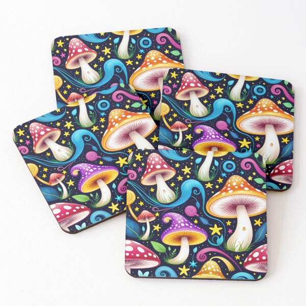 Item preview, Enchanted Forest Fungi designed and sold by Halfbakedpuma.