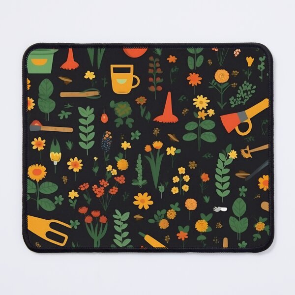 Item preview, Garden Style Aesthetic Seamless Pattern designed and sold by mondmakes.
