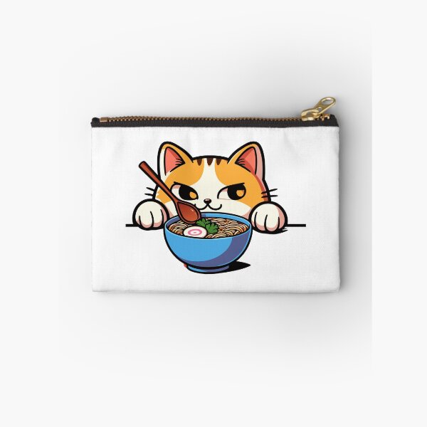 Item preview, Cute kawaii Sneaky Cat Ramen designed and sold by Designowner.
