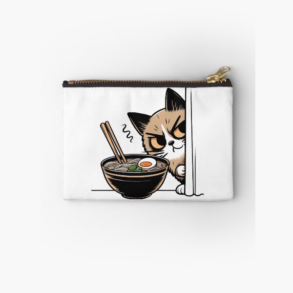 Item preview, kawaii Sneaky Cat Ramen designed and sold by Designowner.