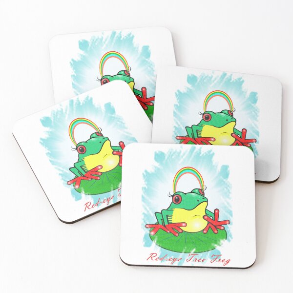 Item preview, Red-eye tree frog designed and sold by Shirley cute art .