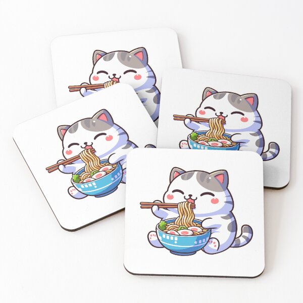 Item preview, kawaii Cat Ramen designed and sold by Designowner.