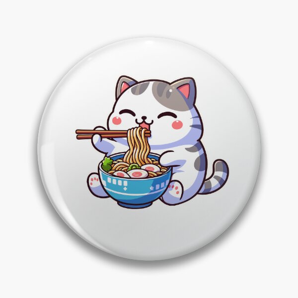 Item preview, kawaii Cat Ramen designed and sold by Designowner.