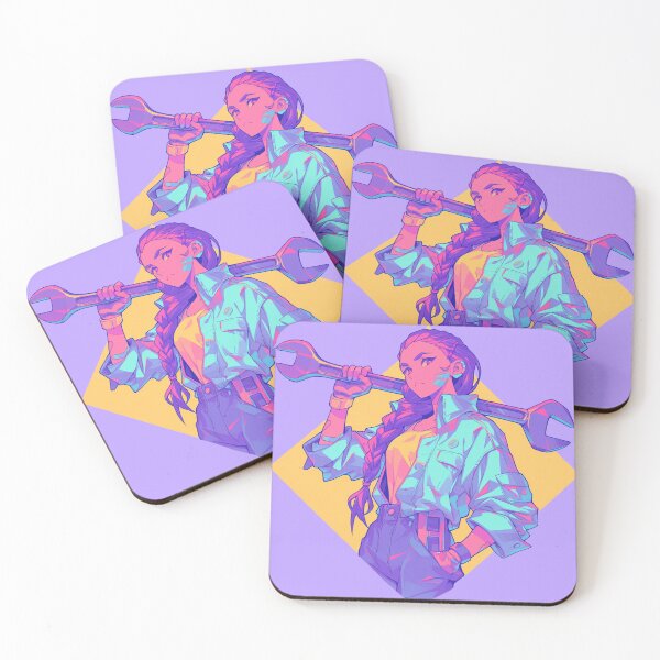 Item preview, Cool Cyberpunk Mechanic | Print designed and sold by Unrooted.