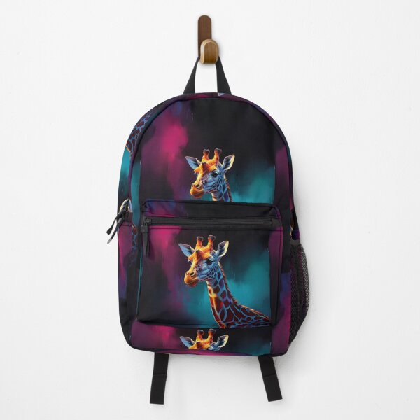 Item preview, Multi Coloured Giraffe Art designed and sold by Obsidian Ink by Wilshire.