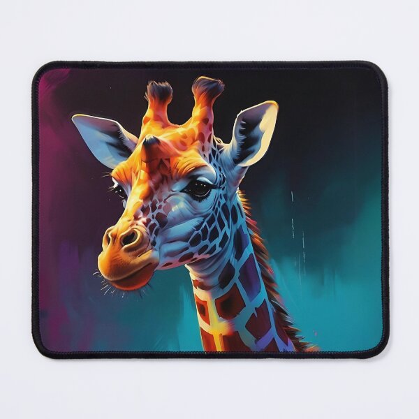 Item preview, Multi Coloured Giraffe Art designed and sold by Obsidian Ink by Wilshire.