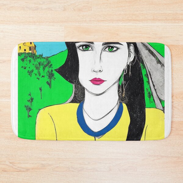 Item preview, modern monalisa on her walk through the palace gardens in an afternoon "MODO Kandinsky" designed and sold by glauco54.