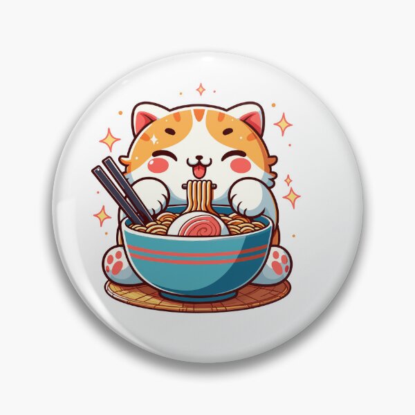 Item preview, kawaii Cat Ramen designed and sold by Designowner.