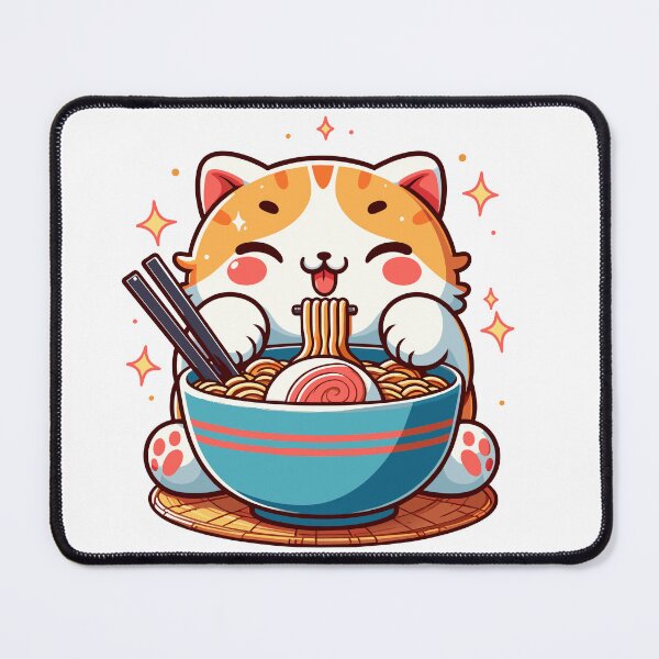 Item preview, kawaii Cat Ramen designed and sold by Designowner.