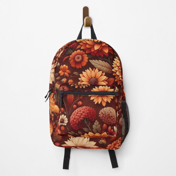 Item preview, Autumn Flower Print Pattern designed and sold by PinUpPizzazz.