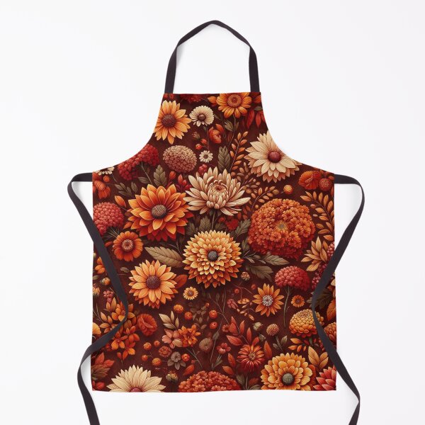 Item preview, Autumn Flower Print Pattern designed and sold by PinUpPizzazz.