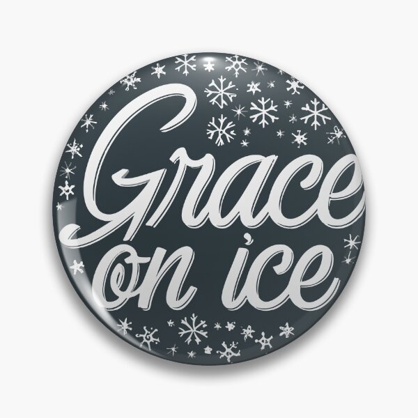 Artikelvorschau, Grace on Ice - Elegante Skripttypografie Sticker entworfen und verkauft von NiftyWrx.