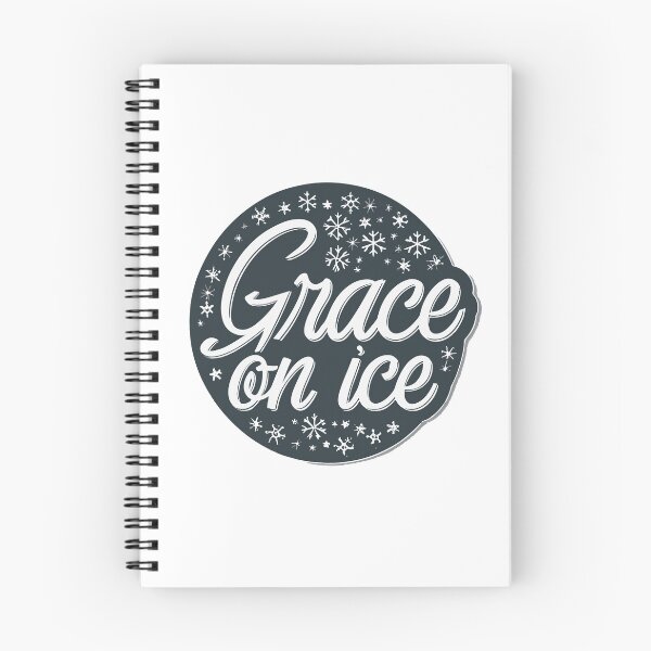Item preview, Grace on Ice Elegant Script Typography Sticker designed and sold by NiftyWrx.