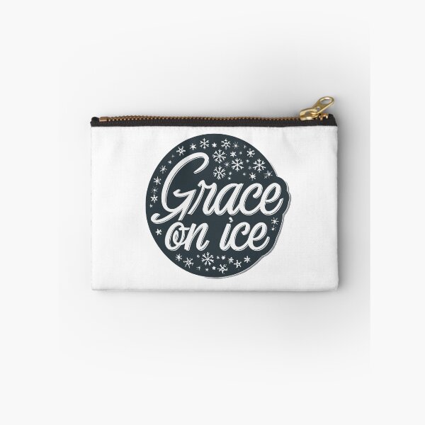 Item preview, Grace on Ice Elegant Script Typography Sticker designed and sold by NiftyWrx.