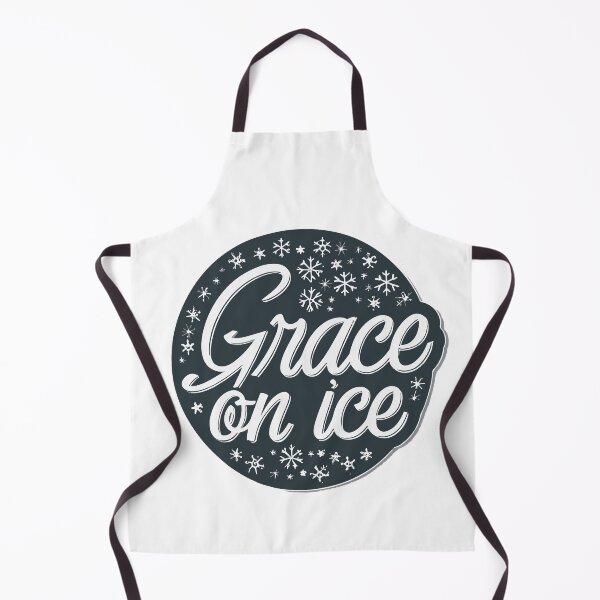 Item preview, Grace on Ice Elegant Script Typography Sticker designed and sold by NiftyWrx.
