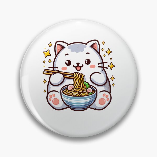 Item preview, kawaii Cat Ramen designed and sold by Designowner.