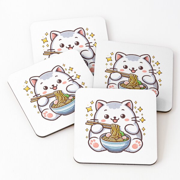 Item preview, kawaii Cat Ramen designed and sold by Designowner.