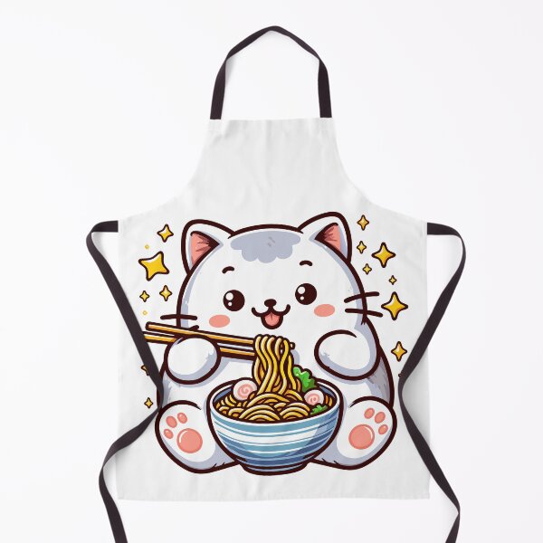 Item preview, kawaii Cat Ramen designed and sold by Designowner.