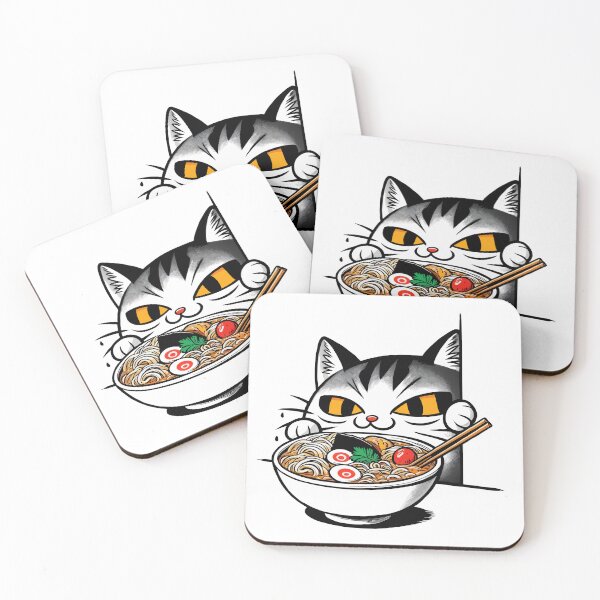 Item preview, Sneaky Cat Ramen designed and sold by Designowner.