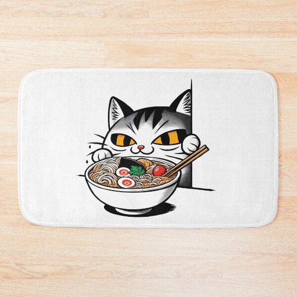 Item preview, Sneaky Cat Ramen designed and sold by Designowner.