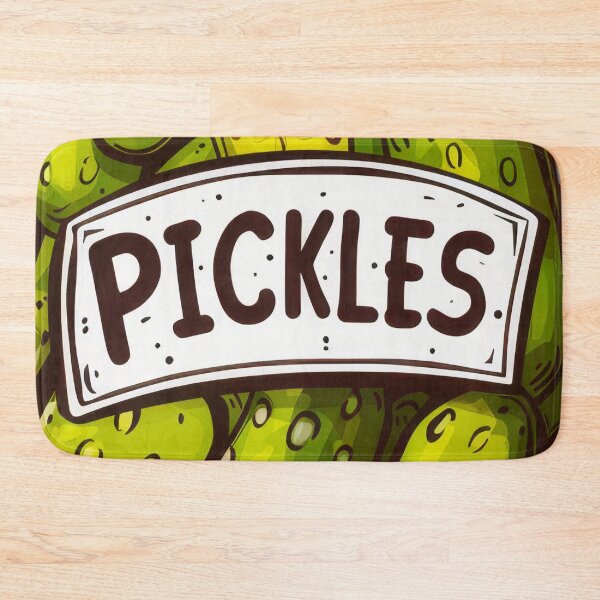Item preview, Cute green pickles jar for all the pickle lovers! designed and sold by PrettyPinkSkies.
